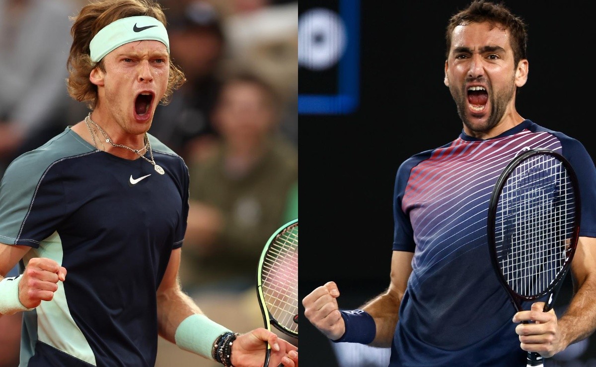 Andrey Rublev vs Marin Cilic EN VIVO Ver ONLINE, STREAMING y por TV los cuartos de final de Roland Garros