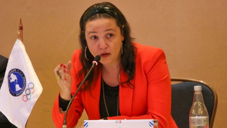 Gianna Cunazza, directora ejecutiva de Santiago 2023, valoró la presencia de las autoridades internacionales