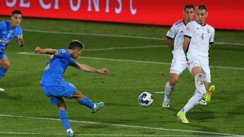 Barella marcó un golazo a Hungría