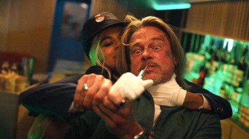 Brad Pitt será perseguido, golpeado, apuñalado y además tendrá que lidiar con su mala suerte en Tren Bala.