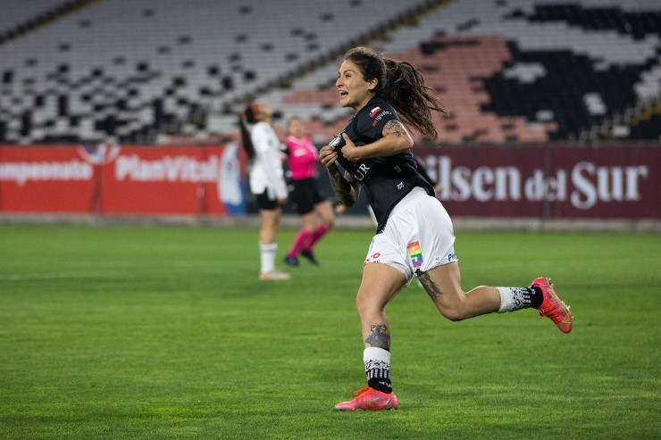 Yenny Acuña viene de anotar tres goles ante Huachipato en la última jornada del Campeonato Nacional Femenino. Foto: Lisandra Jung/Santiago Morning.