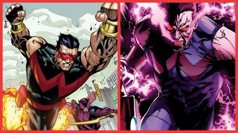 Wonder Man en dos etapas de su vida en los cómics de Marvel.