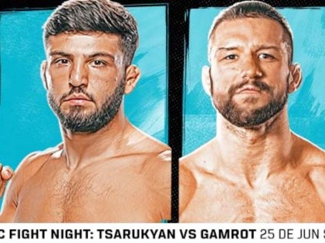 ¿A qué hora comienza UFC Fight Night: Tsarukyan vs Gamrot?