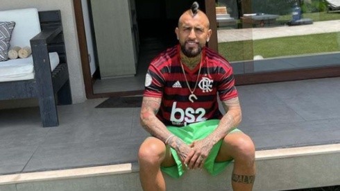 Vidal sigue de vacaciones a la espera de definir su futuro con el Flamengo.