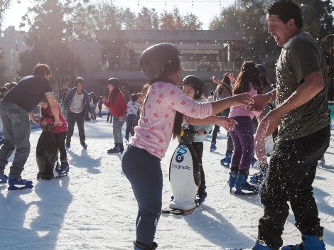 ¿Dónde hay pistas de patinaje sobre hielo en Santiago?