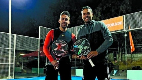 Jorge y Claudio Valdivia hacen pareja en torneos de pádel.