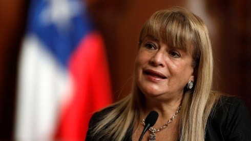 La Ministra Vocera de la Corte Suprema, Ángela Vivanco.