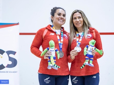 La dupla de squash obtuvo medalla de plata en Colombia