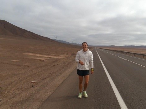 La atleta que recorre Chile para luchar contra la desnutrición