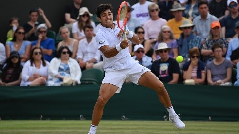 Gago se emocionó tras su paso a los cuartos de final de Wimbledon.