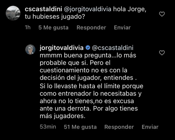 Jorge Valdivia contra Gustavo Quinteros