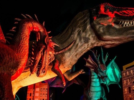 ¿Cuáles son los precios y horarios de Dinosaurios y Dragones Fantásticos en Estación Mapocho?