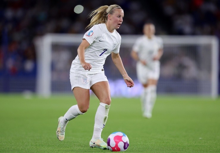 Beth Mead es la goleadora, hasta ahora, de la Eurocopa Femenina 2022 con cuatro tantos. Foto: Getty Images.