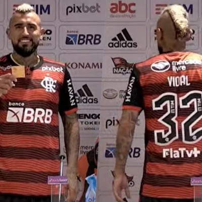Arturo Vidal hará inédito cambio en carrera con el número de camiseta que usará en Flamengo