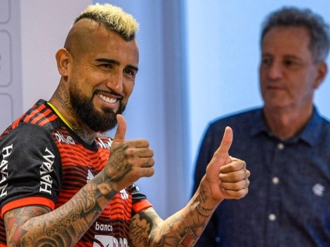 Vidalmanía en Flamengo: "Se me ponen los pelos de punta"