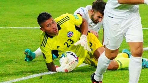 Brayan Cortés jugó los últimos tres partidos de las últimas eliminatorias con la selección chilena