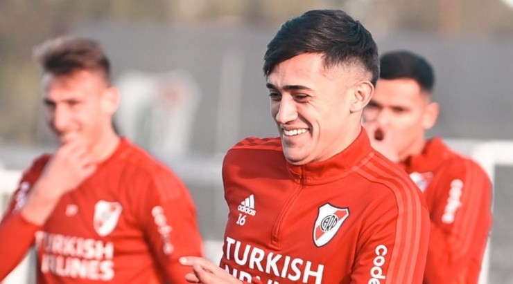 Pura risa: los primeros entrenamientos de Solari en River.