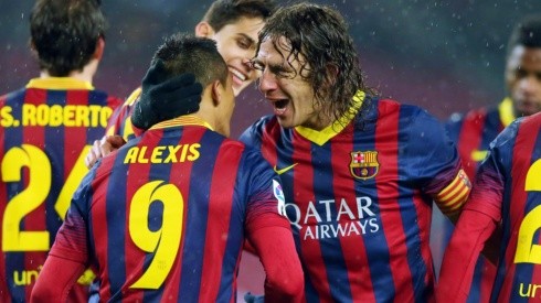 Carles Puyol y Alexis Sánchez compartieron camarín en el Barcelona multicampeón entre 2011 y 2014