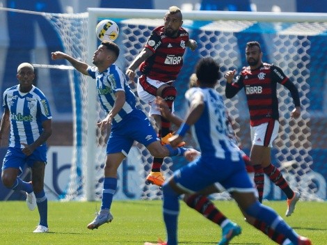 ¡Vidal debuta a lo grande en Flamengo!