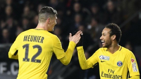 Meunier compartió con Neymar durante tres temporadas