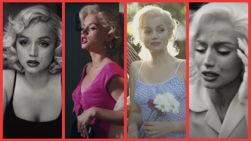 Ana de Armas como Marilyn Monroe en Blonde, de Netflix.