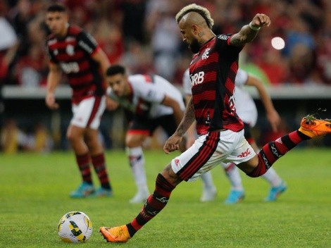 Flamengo gana con el primer gol de Vidal