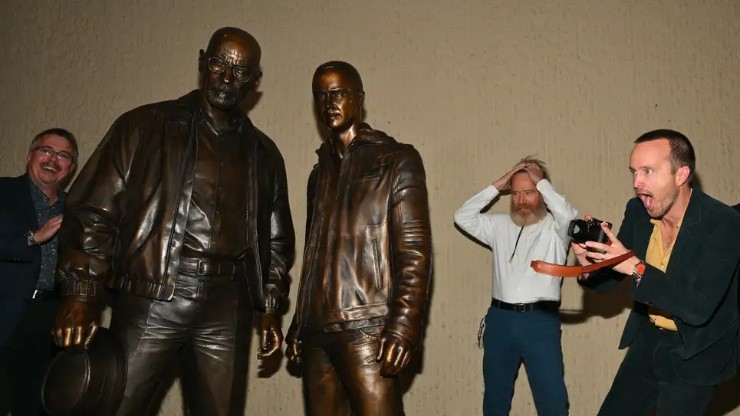 Albuquerque estrena sus estatuas de Breaking Bad.(Foto:Getty)