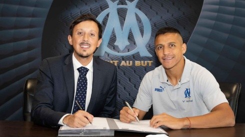 Alexis firmó el contrato con Olympique de Marsella