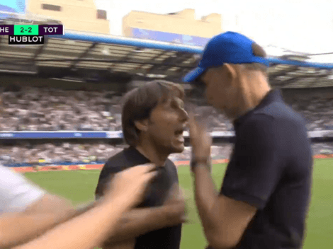 Tuchel vs Conte: Se celebran goles en cara y casi se pelean