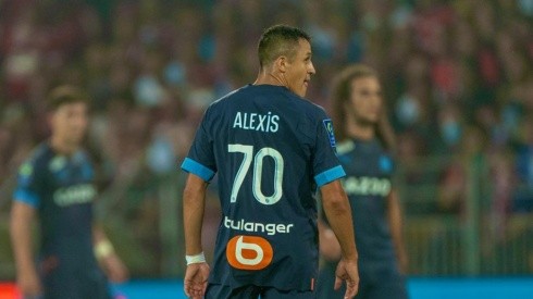 Alexis Sánchez ingresó en el entretiempo y debutó en la Ligue 1