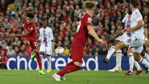 Luis Díaz marcó un golazo para salvar al Liverpool ante el Crystal Palace
