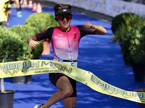 Bárbara Riveros ganó el Triatlón en Francia