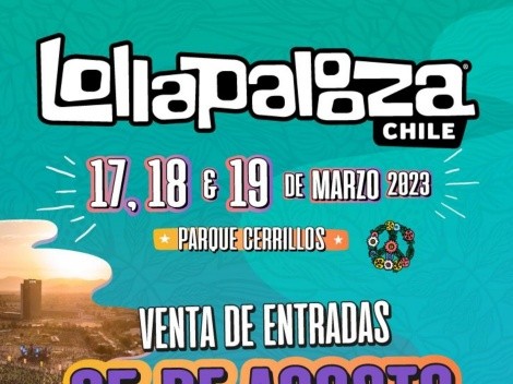 ¿Cuándo comienza la venta de entradas para Lollapalooza Chile 2023?