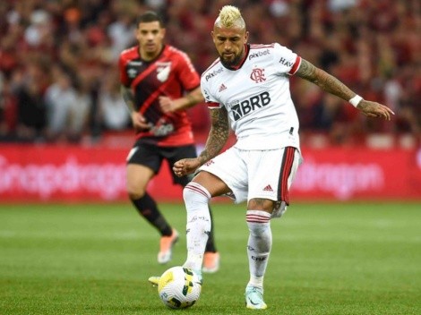Vidal se proyecta titular en Flamengo ante el líder Palmeiras