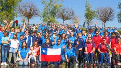 El Parque de la Familia en Quinta Normal fue el escenario del lanzamiento de la campaña para seleccionar 17 mil voluntarios y voluntarias para Santiago 2023