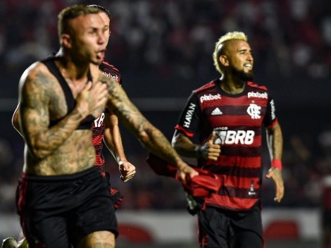 Vidal y Flamengo con un pie en semis de Copa Brasil