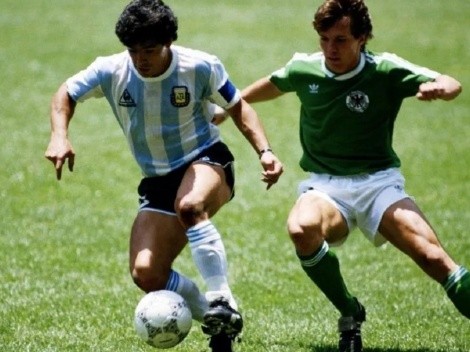Matthaus dona histórica camiseta de Maradona en México 86