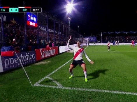 Video| Pablo Solari marca un golazo por River Plate