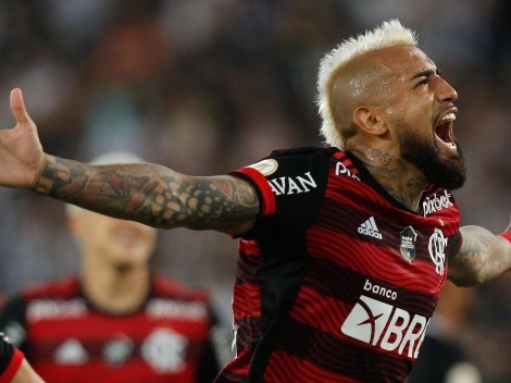 Vidal obsequia al Fla el triunfo ante Botafogo