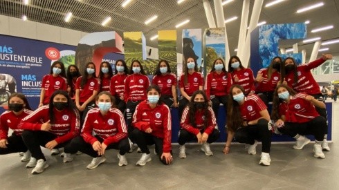 La Roja fem sub 17 ya está en México para la Revelations Cup