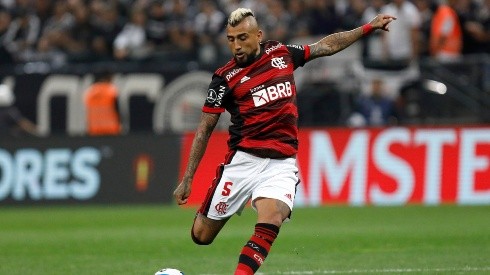 Vidal llegó este año a Flamengo