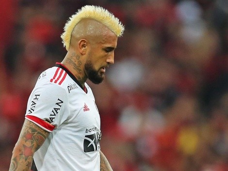 Flamengo despilfarra otra chance con Vidal de titular