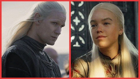 Matt Smith como Daemon Targaryen y Milly Alcock como Rhaenyra Targaryen, en House of the Dragon.