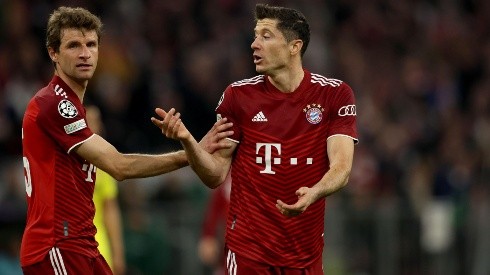 Thomas Müller y Robert Lewandowski fueron grandes socios en Bayern Múnich.