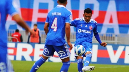 Nery Domínguez en el partido que Universidad de Chile igualó 0-0 ante Coquimbo Unido.