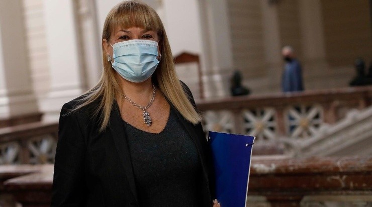 La vocera de la Corte Suprema, Ángela Vivanco. (AGENCIA UNO)