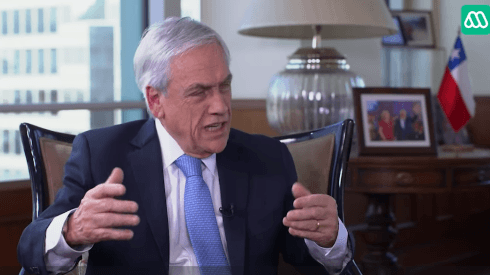 El expresidente Sebastián Piñera habló en Mega.