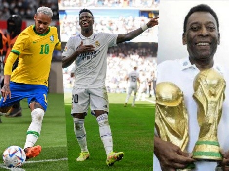 Pelé y Neymar salen al rescate de Vinícius tras críticas por celebrar