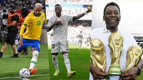 Neymar y Pelé defendieron a Vinícius Jr tras ser criticado por su manera de celebrar los goles.