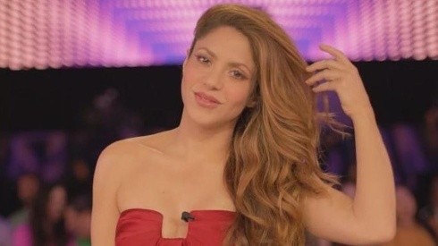 Shakira en el set de La Voz.